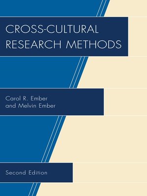cover image of Cross-Cultural Research Methods